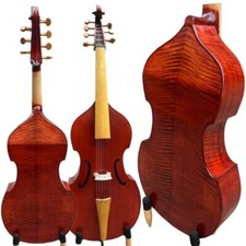 SONG professional Master 7 strings 29" Viola Da Gamba, Flames maple back 15982