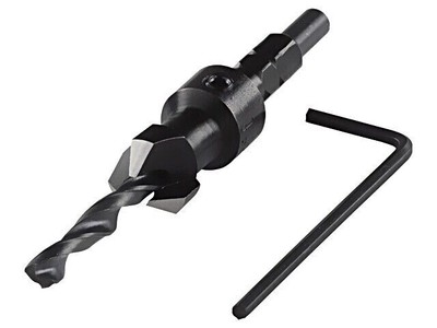 2545000 Pre-drill for wood, for chipboard, plastic Ø: 4.5mm WOLFCRAFT