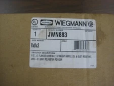 WIEGMANN JIC 8 X 8 X 3 FLANGED WIREWAY JWN883