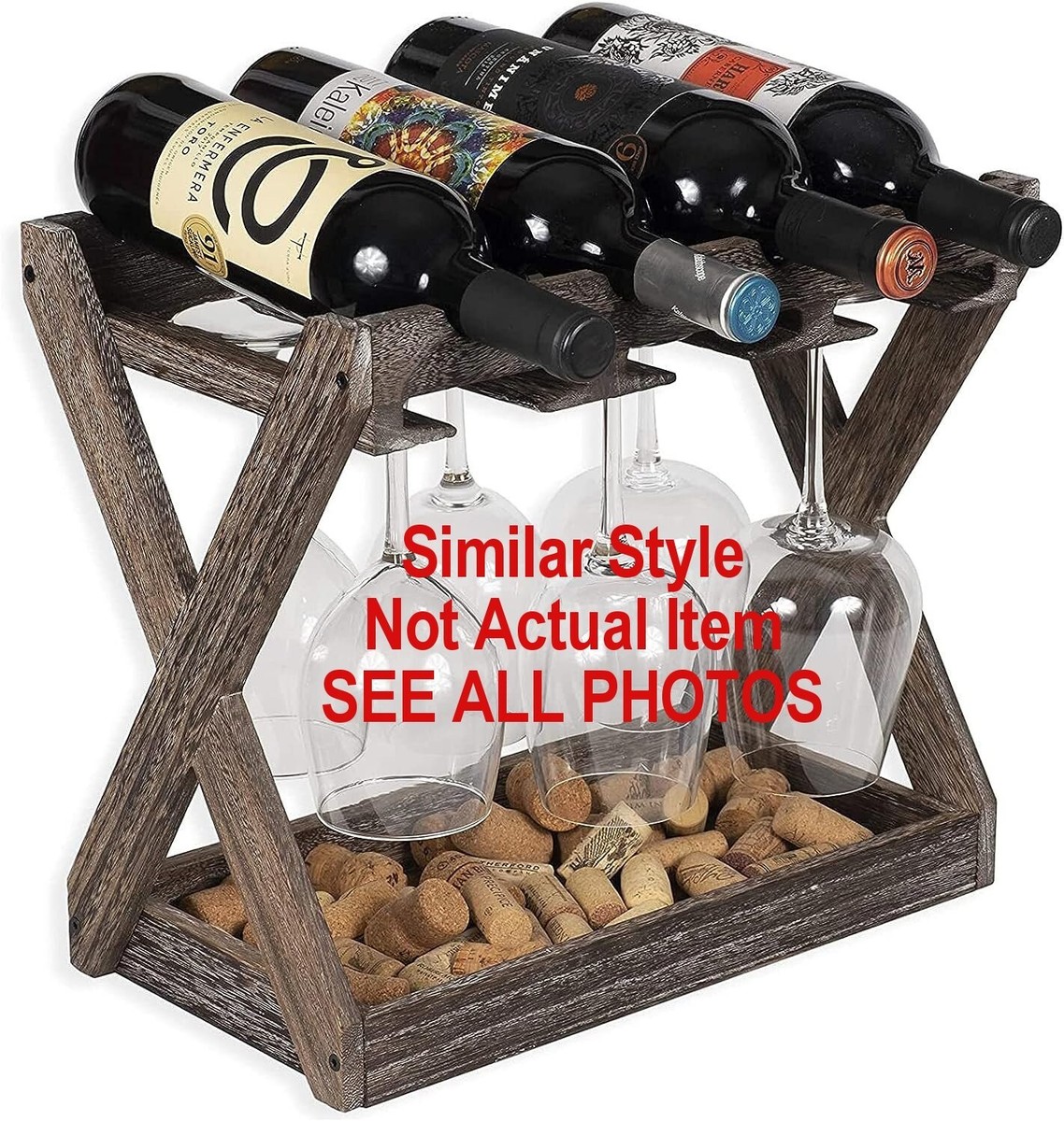Bottle Racks X Style Wine Rack 12 Bottle Wooden Ash Modular Wine