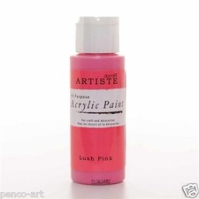West Docraft Artiste Craft Acrylic Paint Colours Bottles Matt, Metallic or Pearl