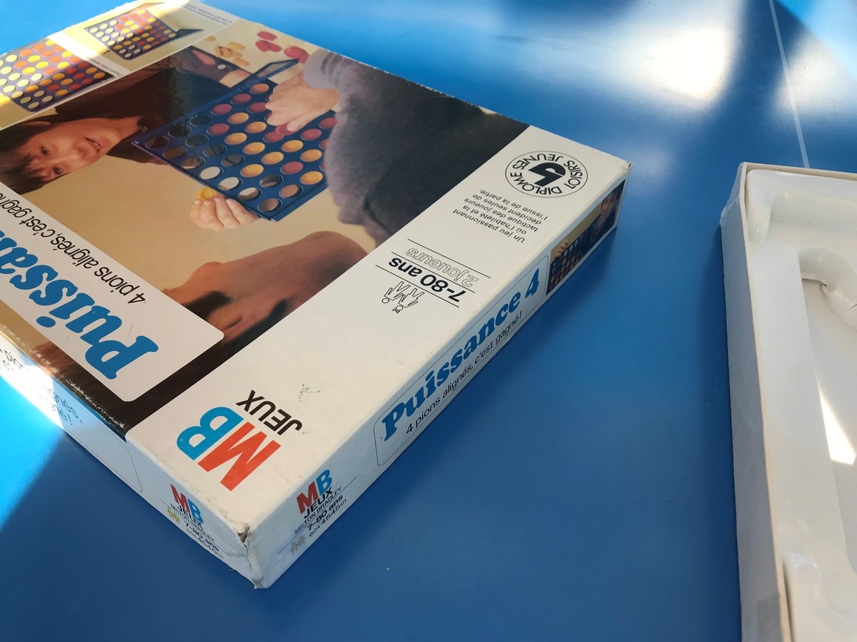 Jeu Puissance 4 MB Vintage - Complet En Boîte, Stratégie, 2 Joueurs, Occasion