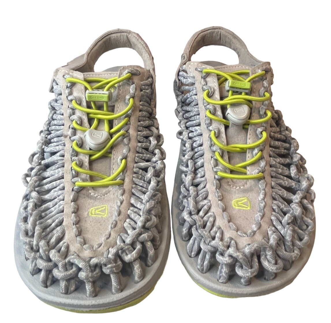 Sandalo sportivo Keen Uneek corda rotonda bungee da donna taglia 9 EUR 39 5 ~grigio rock