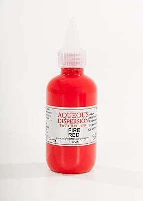 INSPIRE TATTOO SUPPLIES LTD Tattoo Ink - Fire Red Professional Quality Ink 75ml Inspire Uk