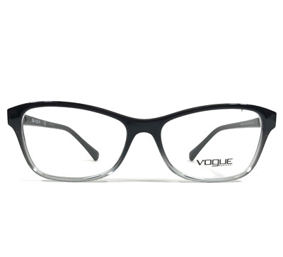 Vogue Eyeglasses Frames VO5002-B 1880 Black Faded Transparent Crystals 54-16-135