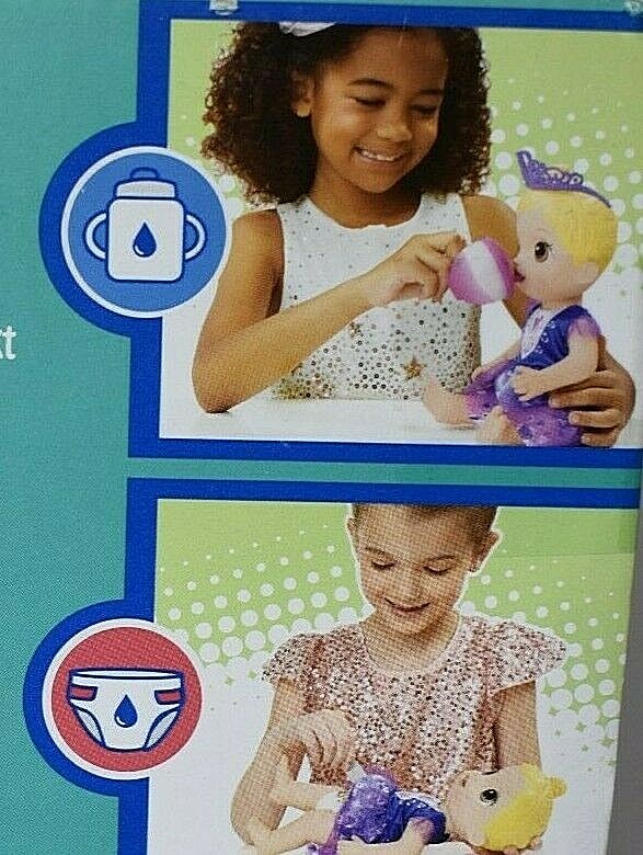 Baby Alive Tea n' Sparkles Blond Baby Doll w/ Tea Set