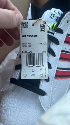 Size 11.5 - adidas Superstar White