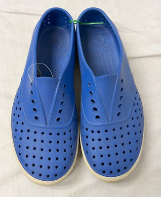 Native Adults Miller Slip On Sneakers/Water Shoes Blue Sz M 7/W 9 New *Display*