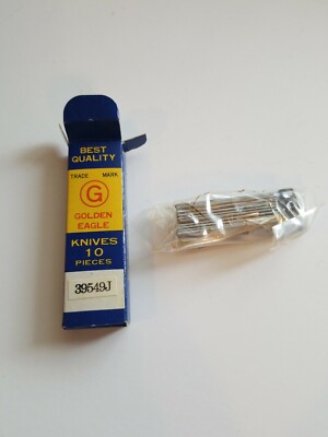 GOLDEN EAGLE 39549J SEWING KNIVES (10 PK) FOR SEWING MACHINES *NEW* -FREE SHIP-
