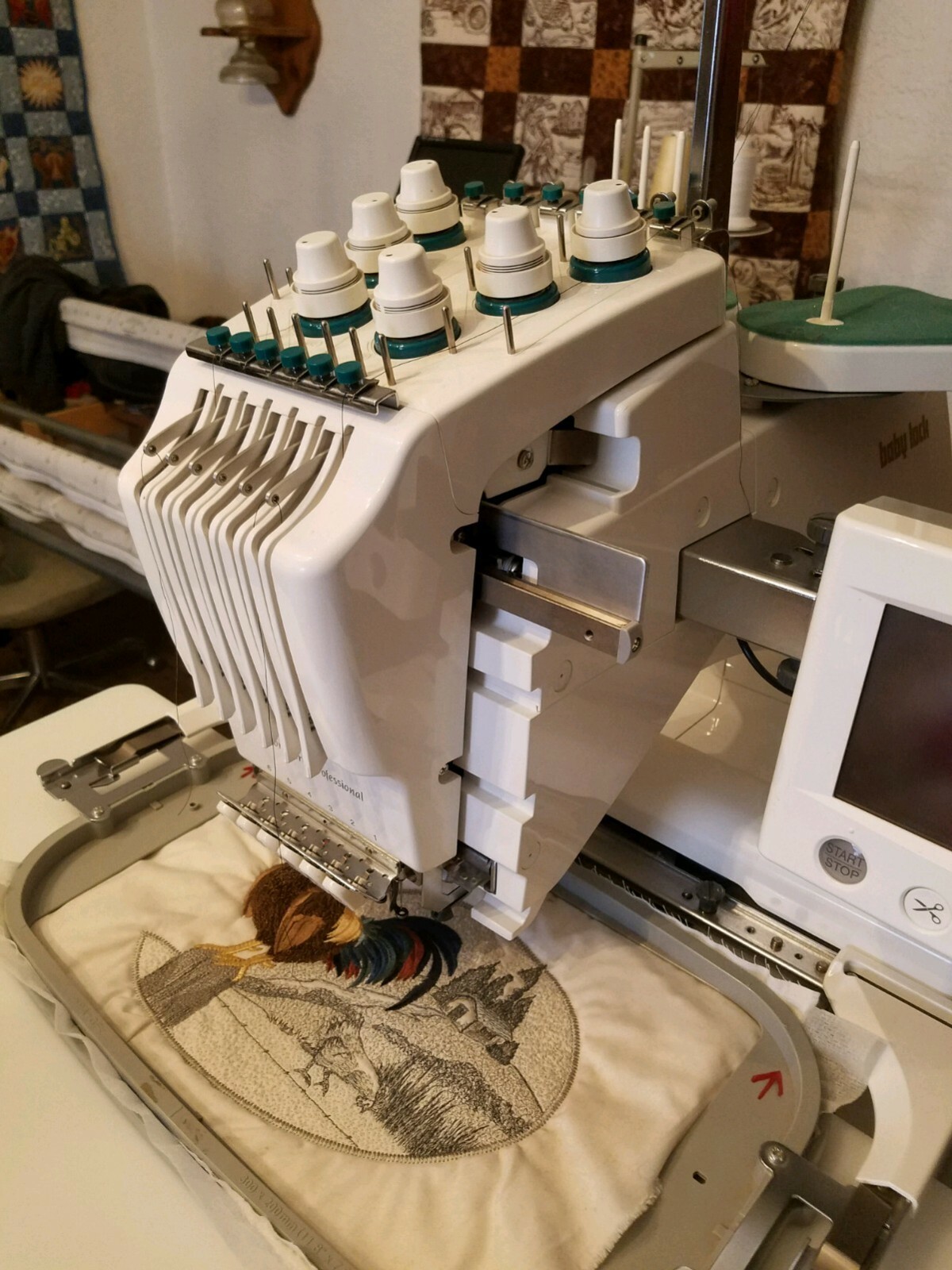 Baby Lock 6 needle embroidery machine eBay