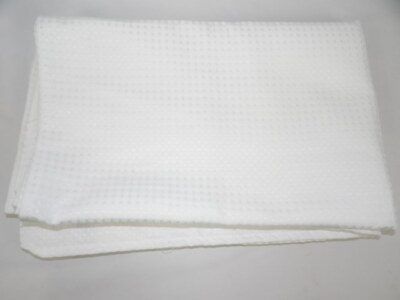 White Tone on Tone Textured Shower Curtain 70'' x 84'' NEW Unbranded  P1