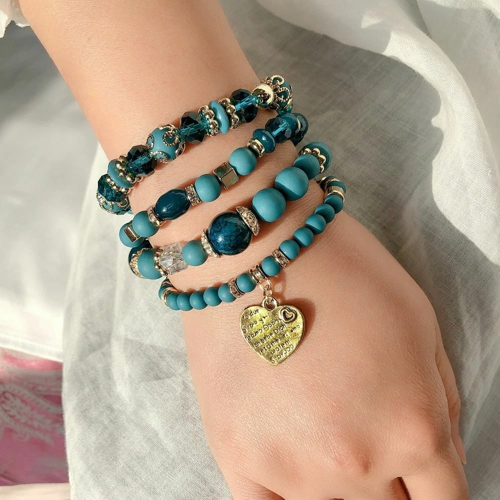 2 PCS/Set Fashion Best Friends Charm Bracelets for Women Girls Puzzle Heart  - China Bracelet and Jewelry price | Made-in-China.com