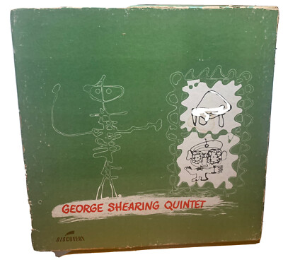 George Shearing Quintet 4x7'' Miro  Influenced Cover Art Discovery 1950 VG/VG