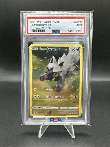 Poochyena graded PSA 9 for sale on eBay