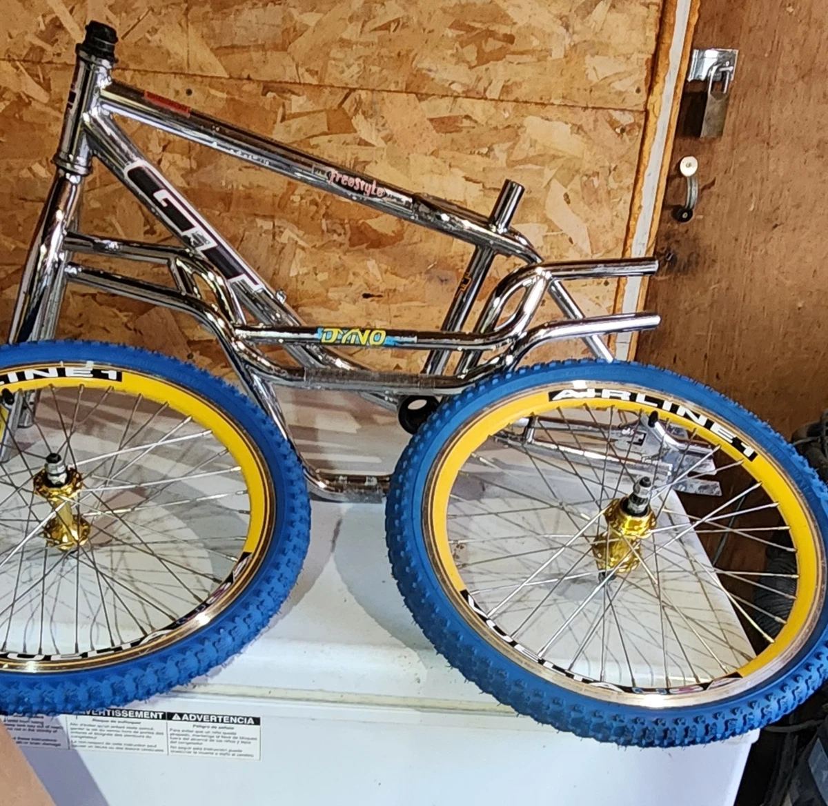 GT Bicycles for BMX Bike-Old School Silver Vintage Bicycle Parts