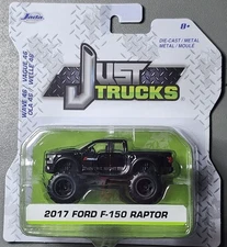2017 Ford F-150 Raptor : Blacked Out : Just Trucks Series : Wave 46 : 1:64 Scale