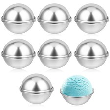16 Pcs Bath-Bomb Molds 6.5cm DIY Metal Bath-Bomb Crafting Mould Bath-Bomb8765