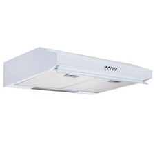Image of SIA VSR60WH 60cm Visor Cooker Hood, Kitchen Extractor Fan, Under White
