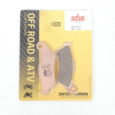 Plaquette de frein SBS pour Scooter Piaggio 500 X9 2003 à 2005 M2700004 / AV - Photo 1/2