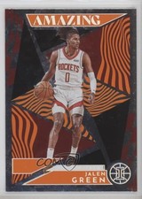 2021-22 Panini Illusions Amazing Orange Jalen Green #2 0q5