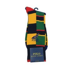 Polo Ralph Lauren Color-Block Trouser Socks Mens Size 6-12.5 1 PAIR NEW