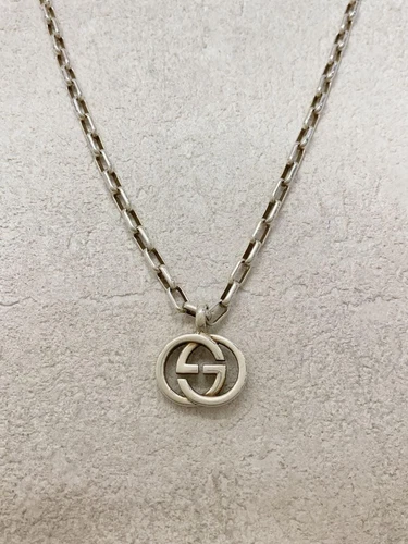 GUCCI SV925 Collana in argento con top da uomo usata