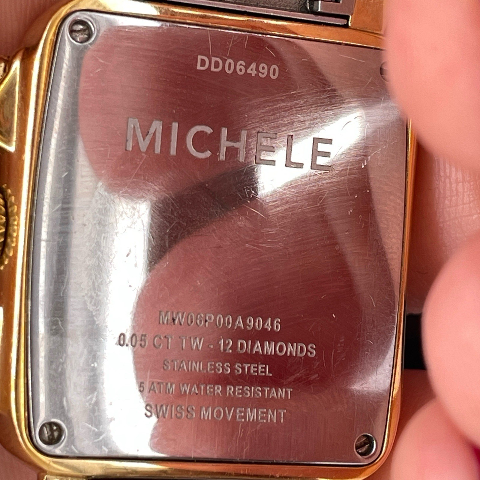 Michele Deco 36mm Rectangular Chronograph Quartz … - image 20