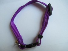 Cat Adjustable Breakaway Collar Purple 4"-8"