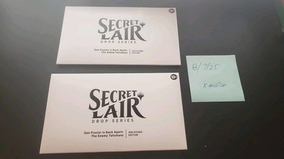 Foil Etched Dan Frazier Sealed Allied and Enemy Talismans Secret