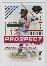 2024 Panini Prospect Edition Blue 166/199 Orlando Martinez #139 16wc