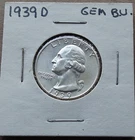 1939 D, 53p & 6 proof Wash