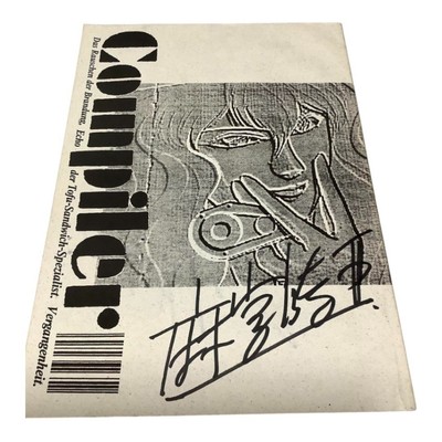 Compile Autographed Dubbing Script with 4 Signatures Older Collectible Used