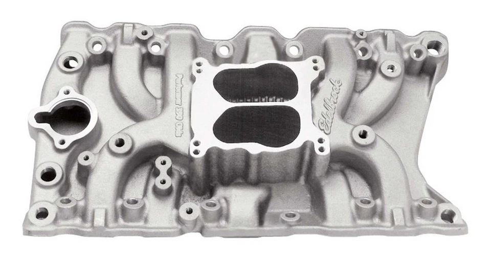 Edelbrock EDE2711 Dual Plane Aluminum Intake Manifold fits Oldsmobile V8 - Image 3 of 4