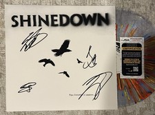 SHINEDOWN SIGNED THE SOUND OF MADNESS VINYL LP - JSA COA FULL BAND 