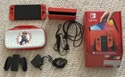 Nintendo Switch OLED Mario Red & Mario case