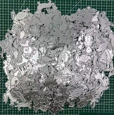20PCS MATAL CUTTING DIE SMALL ANIMALS LEAVES FLOWERS FOR SIZZIX CUTTLEBUG (RNDM)