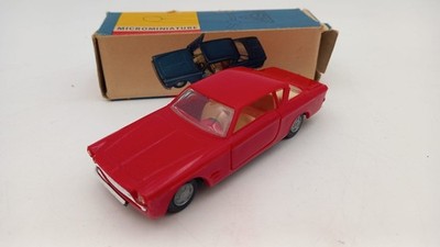 POT47 Politoys APS Fiat 2300 Coupe 1/41, both bumpers broken