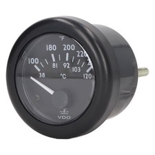 ༝Engine Water Temperature Gauge 2in Wide Range High Accuracy Front Waterproof