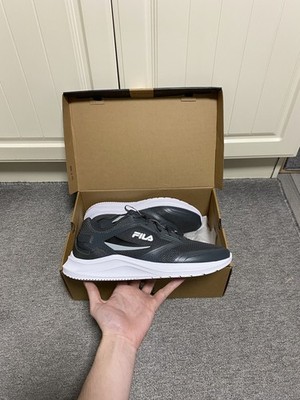 Fila Memory Trexler Laufschuhe Turnschuhe grau weiß neu im Karton Größe 11uk Herren