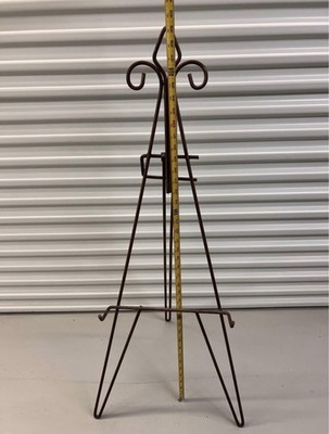 large metal easel display stand