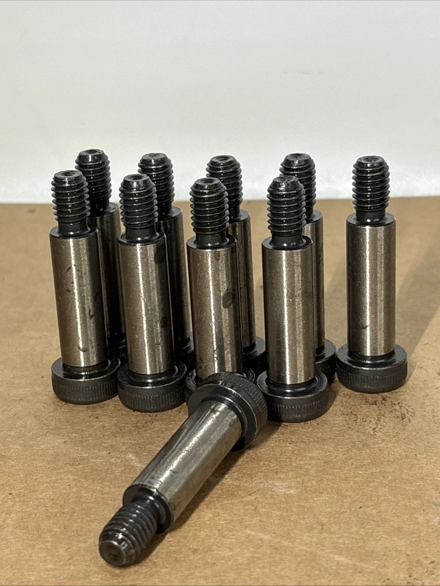 Lot of 10 1/2” x 1-1/2” Shoulder Bolts 3/8-16 Alloy Steel Socket Head TVS photo 2