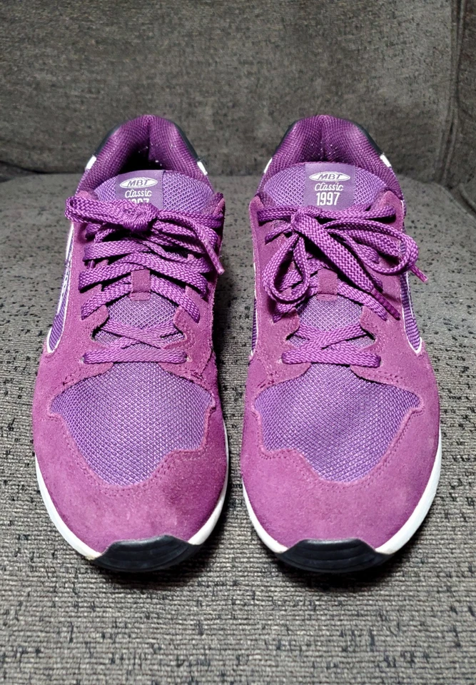 MBT Classic 1997 Retro Style Rocker Walking Women’s Size 10/10.5 Purple Toning - Image 3 of 4