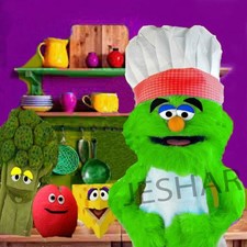 Muppet-Style  "Monster Chef w/ Legs"  Ventriloquist Professional  Puppet