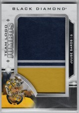 2023-24 Upper Deck Black Diamond Team Logo Jumbo Patches Juuse Saros #TL-JS