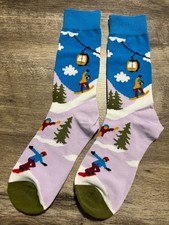 Snowboarding Socks silly socks funky socks funny socks novelty socks NWOT