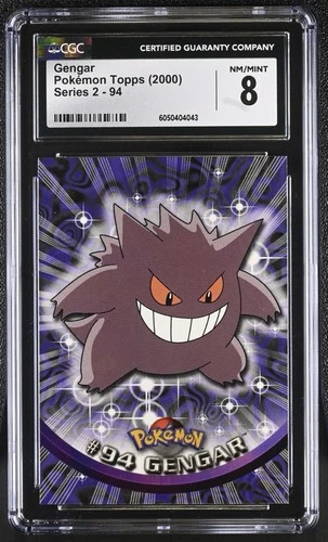 Gengar CGC 8, Topps Series 2 #94