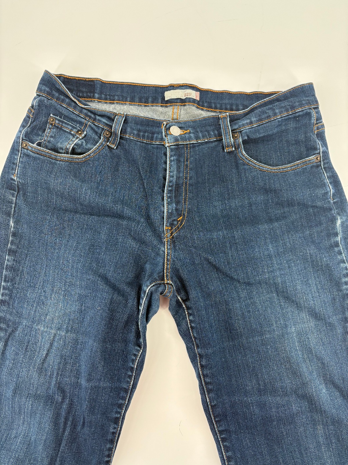 Levi's 529 Dark Blue Denim Jeans Women's Size 16 Short