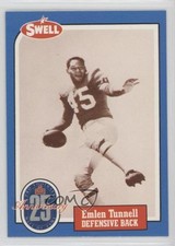 1988 Swell Football Greats Hall of Fame Emlen Tunnell #118 HOF 2g2