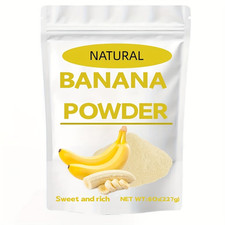 Natural Banana Powder - Sugar-Free, Additive-Free, Gluten-Free