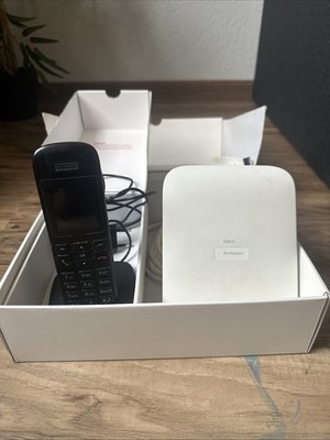 Speedphone 10 Schwarz Telekom Schnurloses Telefon Mobilteil mit Ladestation